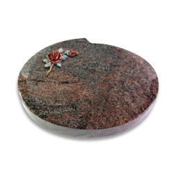 Grabstein Baroque/Paradiso Rose 1 (Color)