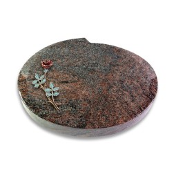 Grabstein Baroque/Paradiso Rose 4 (Color)