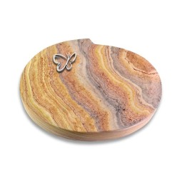 Grabstein Baroque/Rainbow Papillon (Alu)