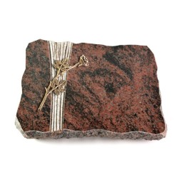 Grabplatte Aruba Strikt Rose 9 (Bronze)