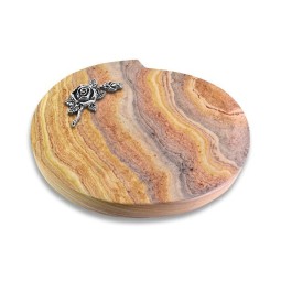 Grabstein Baroque/Rainbow Rose 1 (Alu)