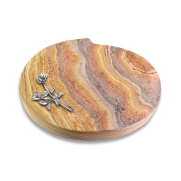 Grabstein Baroque/Rainbow Rose 10 (Alu)