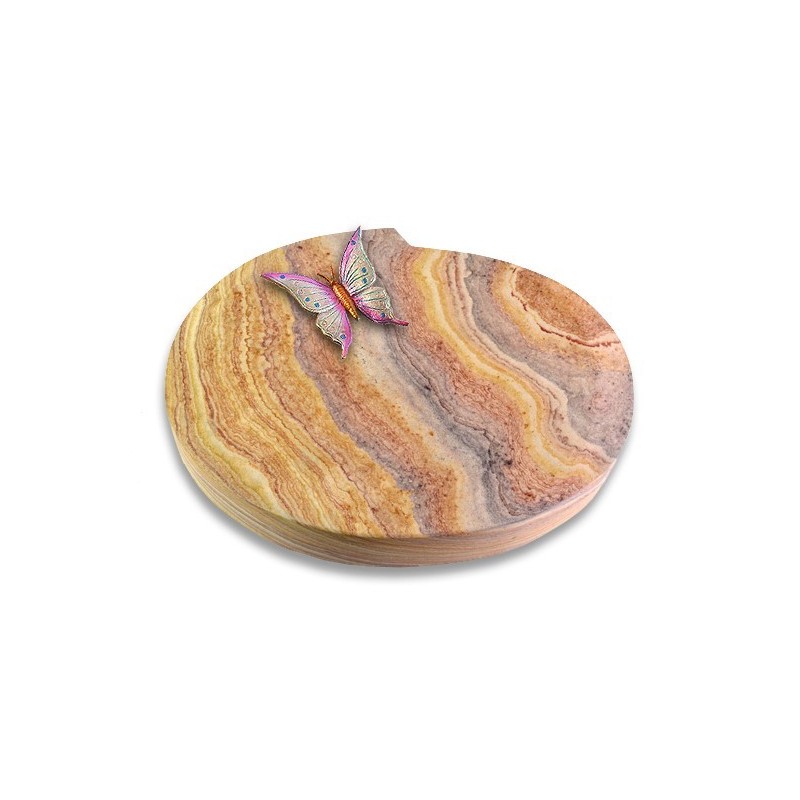 Grabstein Baroque/Rainbow Papillon 1 (Color)