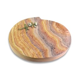 Grabstein Baroque/Rainbow Rose 8 (Color)