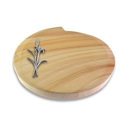 Grabstein Baroque/Woodland Lilienzweig (Alu)