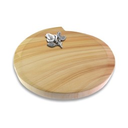 Grabstein Baroque/Woodland Rose 3 (Alu)