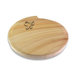 Grabstein Baroque/Woodland Papillon (Bronze)