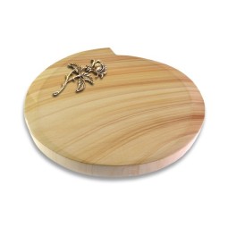 Grabstein Baroque/Woodland Rose 2 (Bronze)