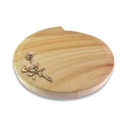 Grabstein Baroque/Woodland Rose 10 (Bronze)