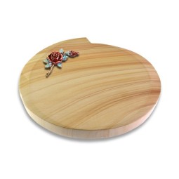 Grabstein Baroque/Woodland Rose 1 (Color)