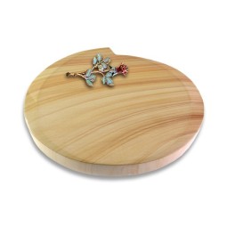 Grabstein Baroque/Woodland Rose 7 (Color)