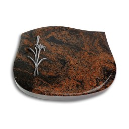 Grabstein Cassiopeia/Aruba Lilienzweig (Alu)