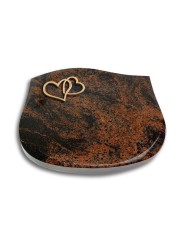 Grabstein Cassiopeia/Aruba Herzen (Bronze)