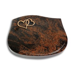 Grabstein Cassiopeia/Aruba Herzen (Bronze)