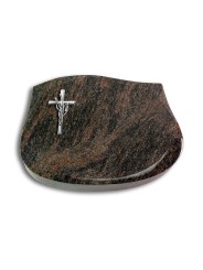 Grabstein Cassiopeia/Himalaya Kreuz/Ähren (Alu)