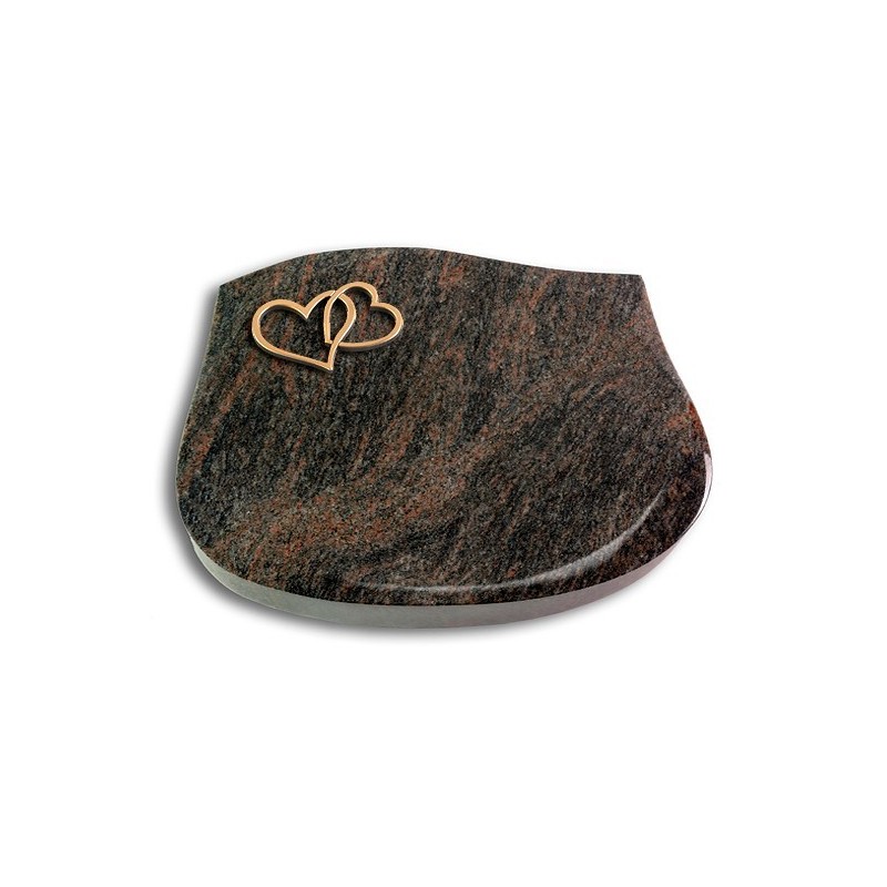 Grabstein Cassiopeia/Himalaya Herzen (Bronze)