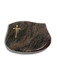 Grabstein Cassiopeia/Himalaya Kreuz/Ähren (Bronze)