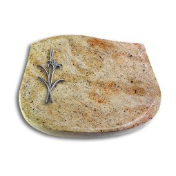 Grabstein Cassiopeia/Kashmir Lilienzweig (Alu)