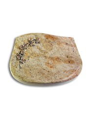 Grabstein Cassiopeia/Kashmir Efeu (Bronze)