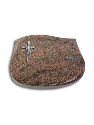 Grabstein Cassiopeia/Paradiso Kreuz/Ähren (Alu)