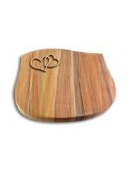 Grabstein Cassiopeia/Rainbow Herzen (Bronze)