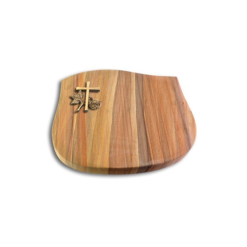 Grabstein Cassiopeia/Rainbow Kreuz 1 (Bronze)