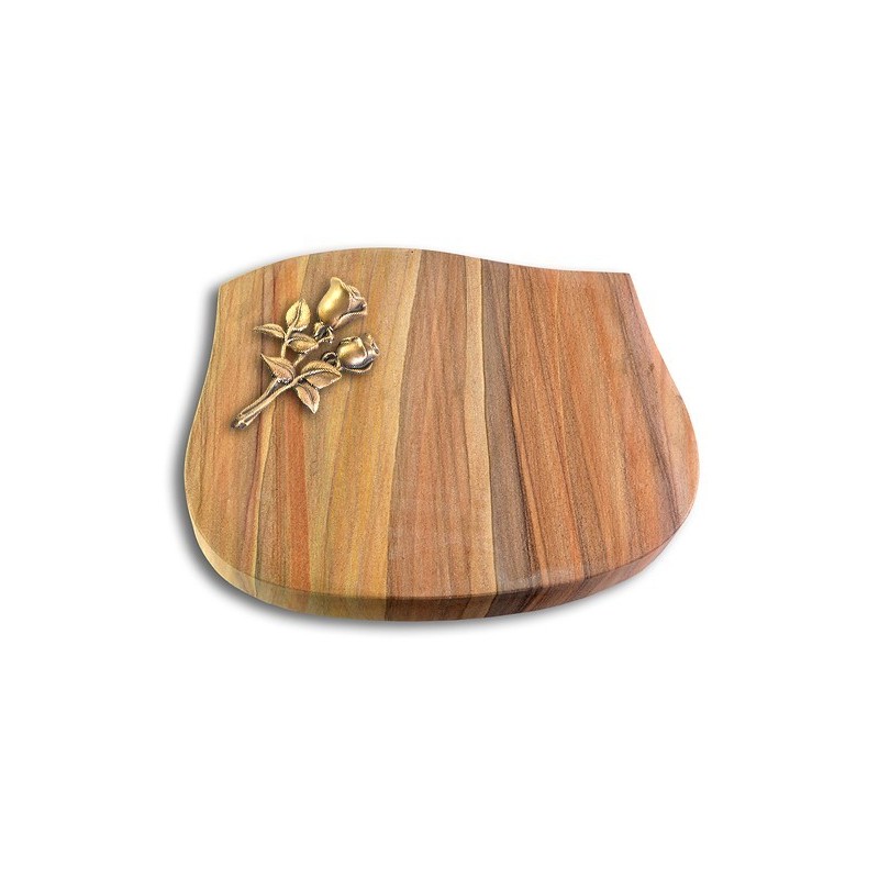 Grabstein Cassiopeia/Rainbow Rose 11 (Bronze)