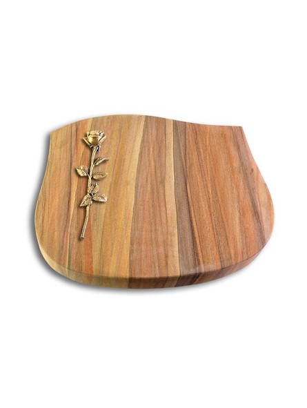 Grabstein Cassiopeia/Rainbow Rose 12 (Bronze)