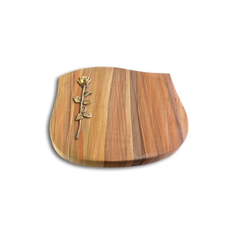 Grabstein Cassiopeia/Rainbow Rose 12 (Bronze)