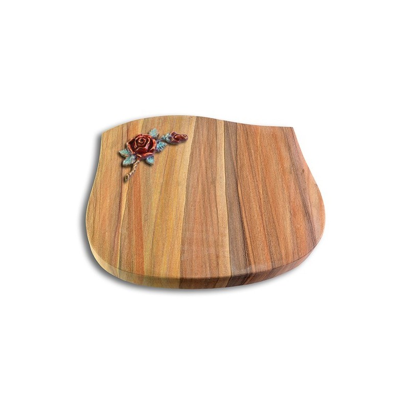 Grabstein Cassiopeia/Rainbow Rose 1 (Color)