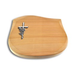 Grabstein Cassiopeia/Woodland Kreuz/Rose (Alu)