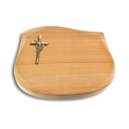 Grabstein Cassiopeia/Woodland Kreuz/Ähren (Bronze)