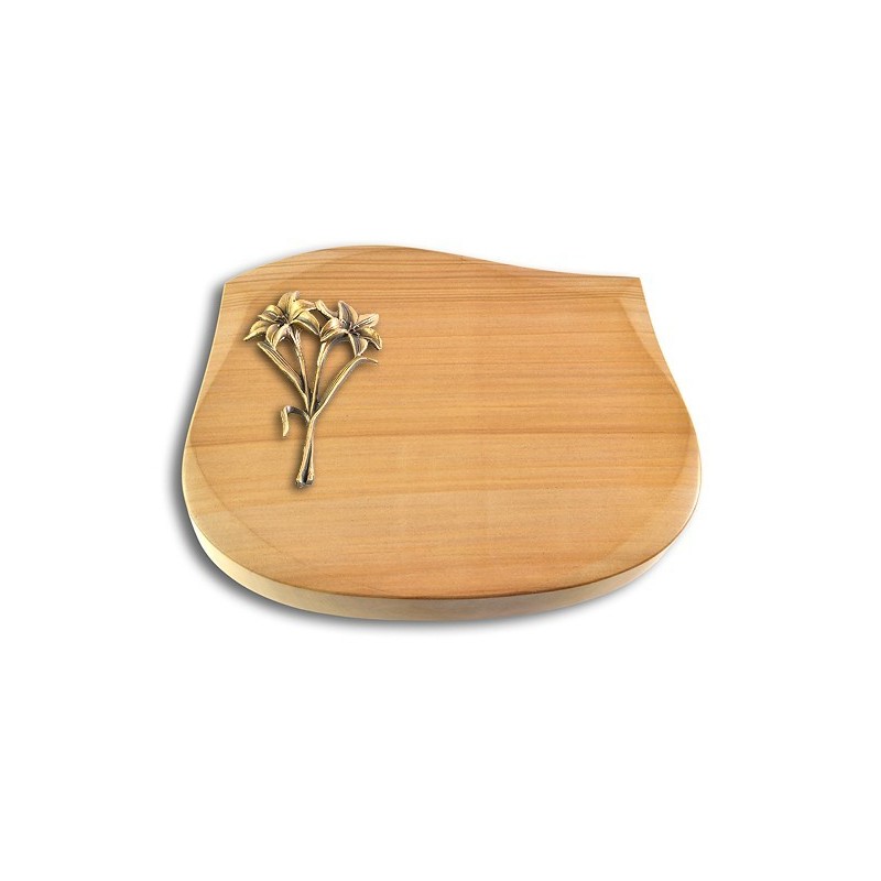 Grabstein Cassiopeia/Woodland Lilie (Bronze)