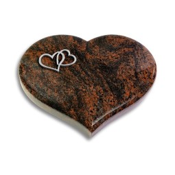 Grabstein Coeur/Aruba Herzen (Alu)