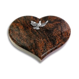 Grabstein Coeur/Aruba Taube (Alu)