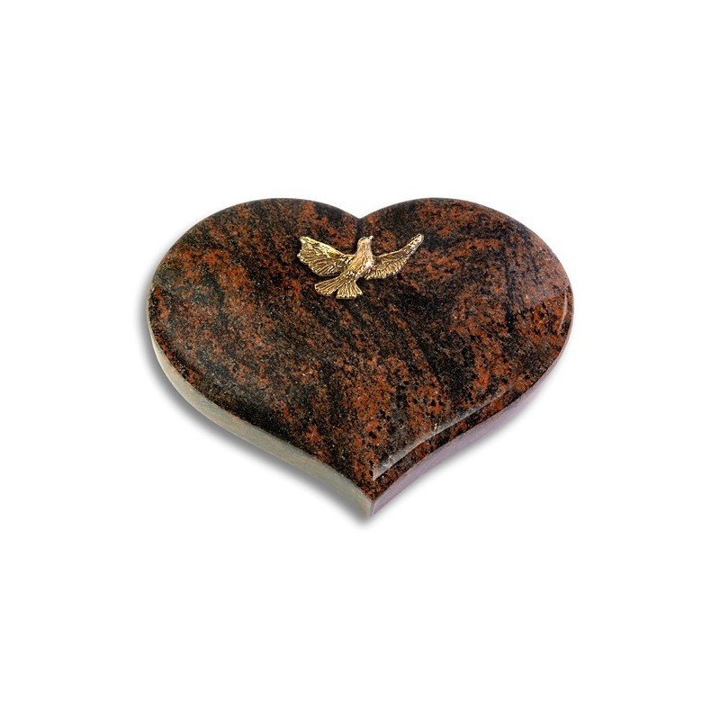 Grabstein Coeur/Aruba Taube (Bronze)