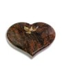 Grabstein Coeur/Aruba Taube (Bronze)