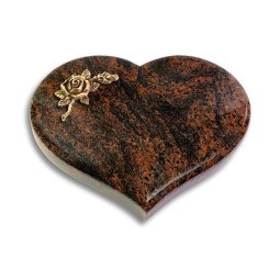 Grabstein Coeur/Aruba Rose 1 (Bronze)