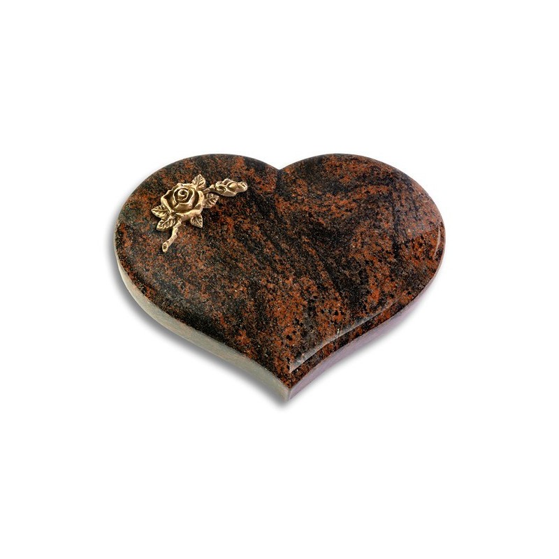 Grabstein Coeur/Aruba Rose 1 (Bronze)