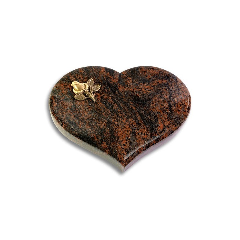 Grabstein Coeur/Aruba Rose 3 (Bronze)