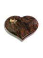 Grabstein Coeur/Aruba Rose 3 (Bronze)