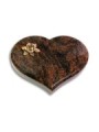 Grabstein Coeur/Aruba Rose 4 (Bronze)