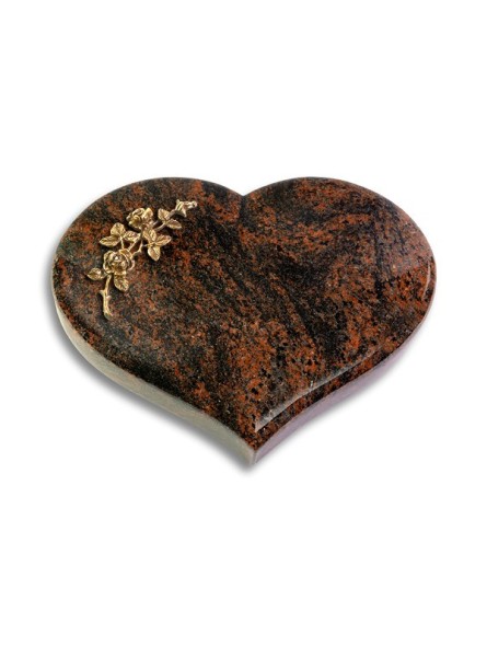 Grabstein Coeur/Aruba Rose 5 (Bronze)