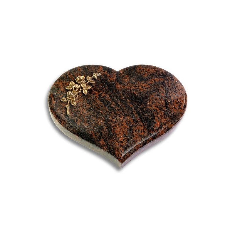 Grabstein Coeur/Aruba Rose 5 (Bronze)