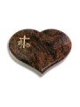 Grabstein Coeur/Aruba Kreuz 1 (Bronze)