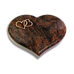 Grabstein Coeur/Aruba Herzen (Bronze)