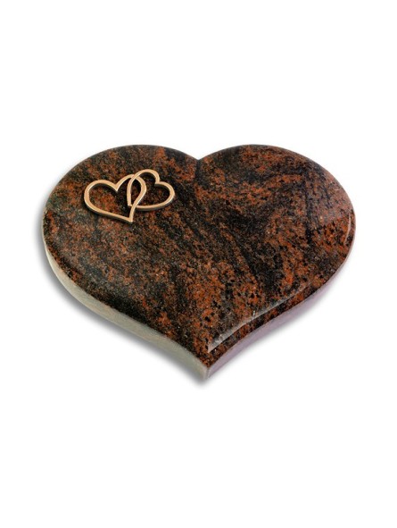 Grabstein Coeur/Aruba Herzen (Bronze)
