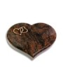 Grabstein Coeur/Aruba Herzen (Bronze)