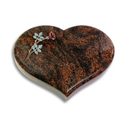 Grabstein Coeur/Aruba Rose 4 (Color)