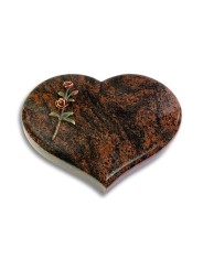 Grabstein Coeur/Aruba Rose 6 (Color)